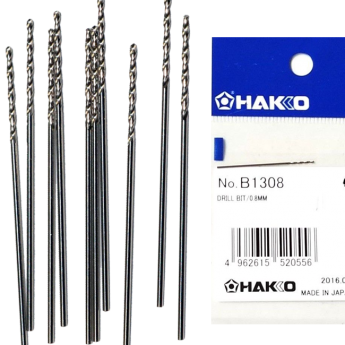Дрель 0,8 мм HAKKO B1308 для FR-300/400 (10 шт. в комплекте)
