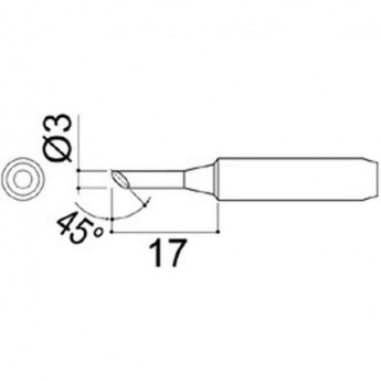 Наконечник HAKKO 900M-T-3CF