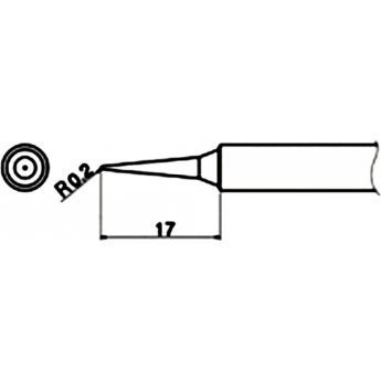 Наконечник HAKKO T34-I для HAKKO DASH FX-650 Наконечник HAKKO T34-I для HAKKO DASH FX-650