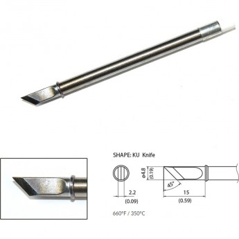 Наконечник HAKKO T31-03KU для станций FX-100 (350℃)