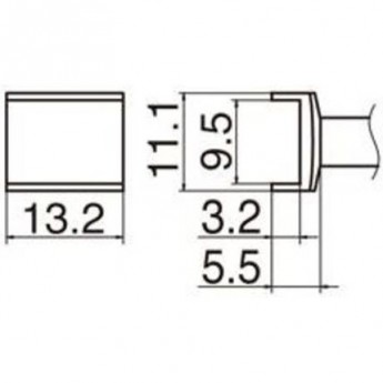 Наконечник HAKKO T12-1005 Наконечник HAKKO T12-1005
