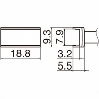 Наконечник HAKKO T12-1007 Наконечник HAKKO T12-1007