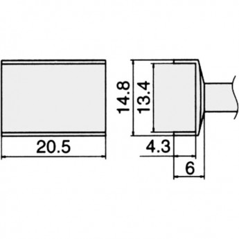 Наконечник HAKKO T12-1009 Наконечник HAKKO T12-1009