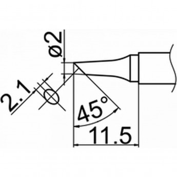 Наконечник HAKKO T12-BC2