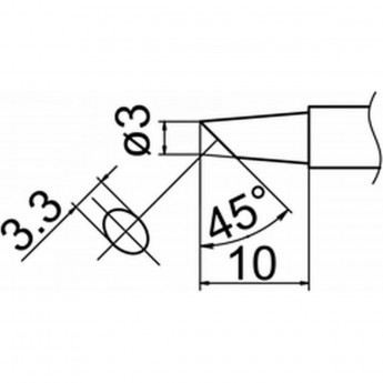 Наконечник HAKKO T12-BCF3Z