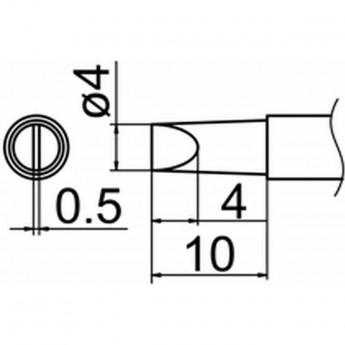 Наконечник HAKKO T12-D4Z