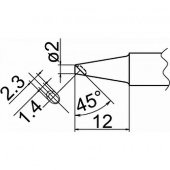 Наконечник HAKKO T20-BCM2