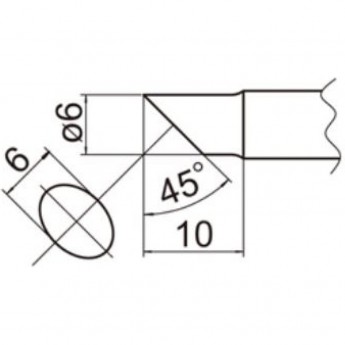 Наконечник HAKKO T20-C6