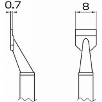 Наконечник HAKKO T8-1006