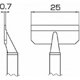 Наконечник HAKKO T8-1011