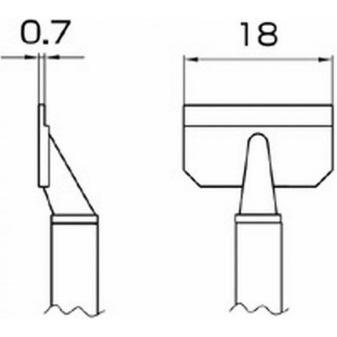 Наконечник HAKKO T8-1012