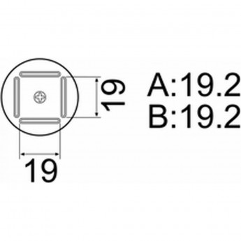 Сменная головка HAKKO A1127B для FR-803B, 17.5х17.5 мм