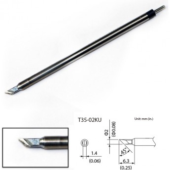 Сменный наконечник HAKKO T35-02KU (400℃) Сменный наконечник HAKKO T35-02KU (400℃)