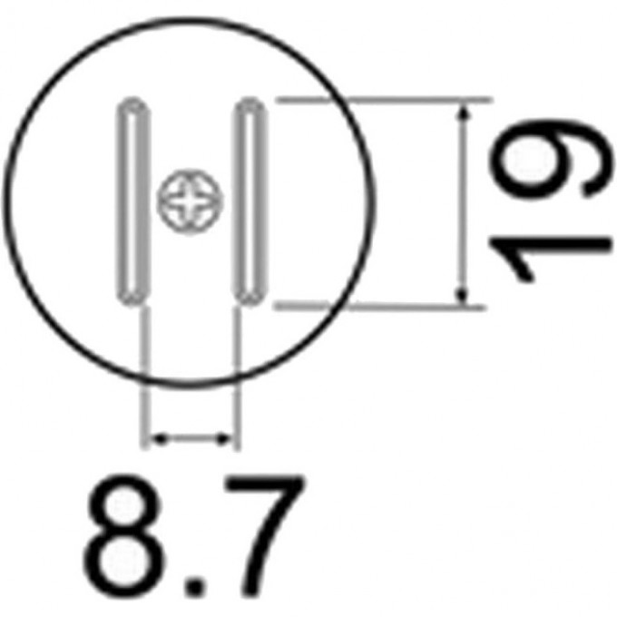 Сменный наконечник HAKKO для FR-803B, 8,6х18 A1260B