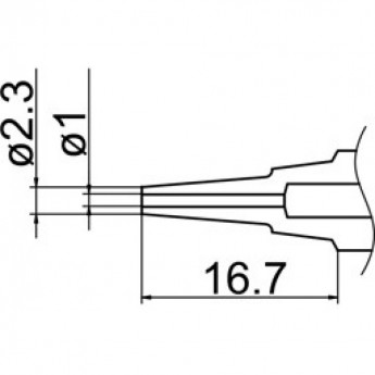 Сопло HAKKO N1-L10 Сопло HAKKO N1-L10