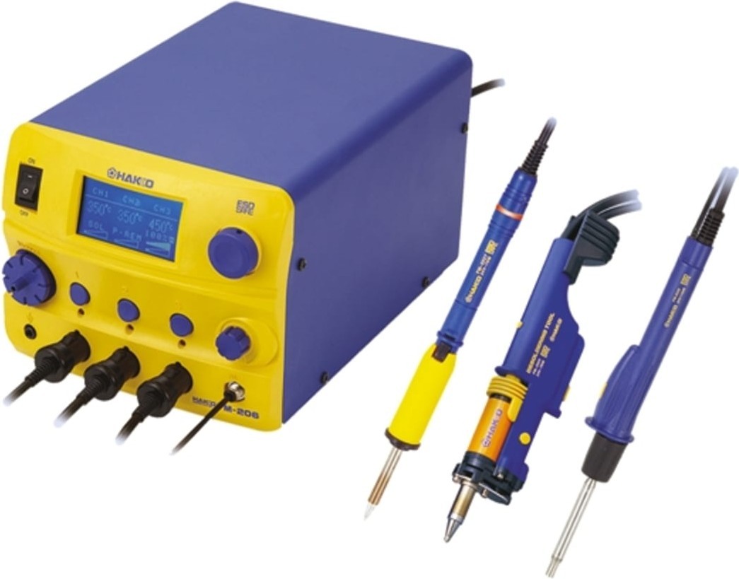 Обзор HAKKO FM-206. Паяльная станция с 4 различными функциями