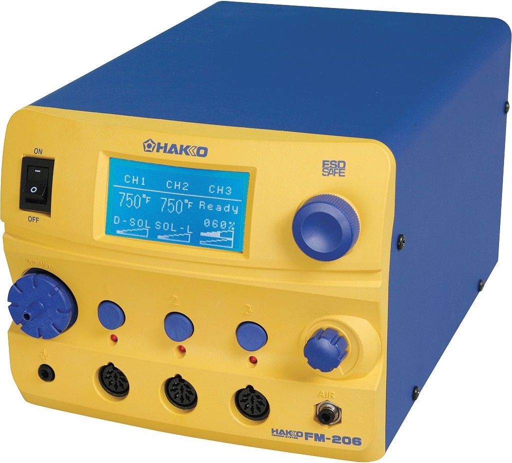 Обзор HAKKO FM-206. Паяльная станция с 4 различными функциями